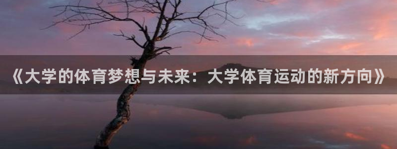 J9官网下载官方客服电话：《大学的体育梦想与未来：大