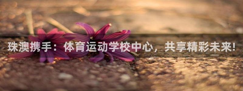 注册J9官方正版app：珠澳携手：体育运动学校中心，